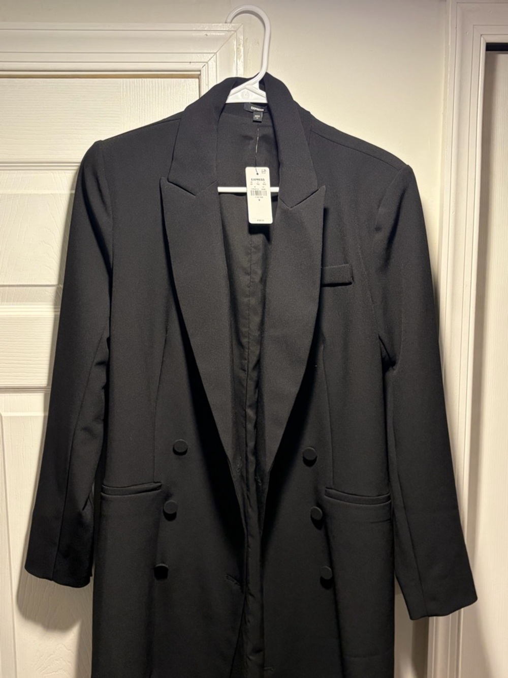 Express Black Double-Breasted Blazer Jacket or Dress *NWT*